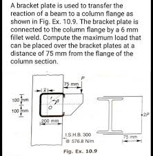 a bracket plate is used to transfer the