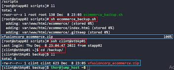 linux bash scripts task fail
