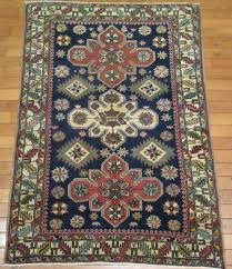 hand knotted wool caucasian shirvan rug