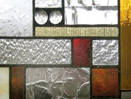 Stained Glass Window Panel Geometric