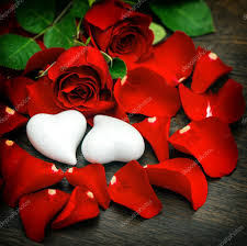 red roses and two s valentines