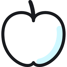apple generic outline color icon