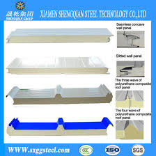 Cheap Price Quality Polyurethane Foam Sandwich Panel With 45kg M3 High Density