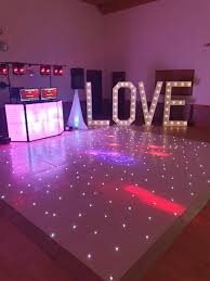 led dance floor for hire perfect