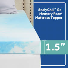 1 5 inch sealychill gel memory foam