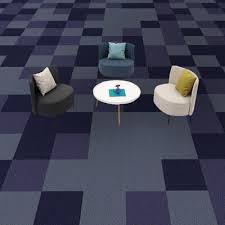 cut pile loop carpet tiles