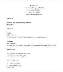 For High School Students Student Resume Template High