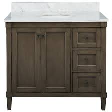 Choose an elegant vanity with a top or mix and match our vanities without tops with our selection of vanity tops and parts.if you're looking for something more unique you can get custom vanity tops with riverstone quartz™, customcraft® laminates, and corinthian™ solid surface tops. 15 Bathroom Vanity Ideas For Your Modern Farmhouse