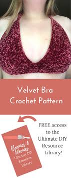 Velvet Bra The Girly Fashionista In Me Crochet Bra Bra