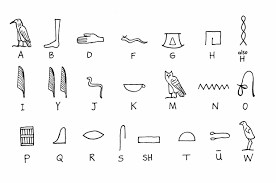 Hieroglyphics Alphabet For Kids Alphabet Image And Picture