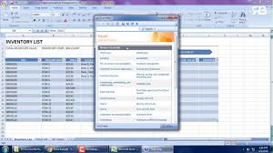 warehouse management system in excel