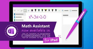 In Onenote For Ipad Solving Equations