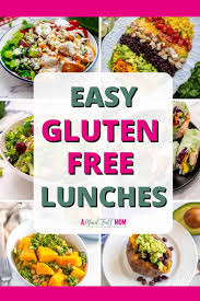 easy healthy gluten free lunch ideas