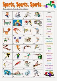 The following is a list of sports/games, divided by category. Sports Learning English For Kids Sport English Kids English
