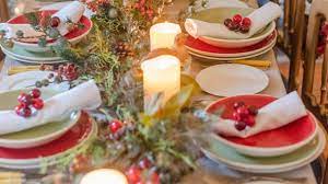 Utiliser le rouge et le blanc pour la déco de la table de Noël | My Blog  Deco