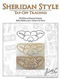 Free leather patterns, leathercraft patterns and project ideas free leather craft tooling patterns, free leather. Sheridan Style Tap Off Tracings 35 Different Leather Patterns By Jim Linnell Ebay