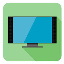 Flat Tv Icon Royalty Free Stock Svg Vector