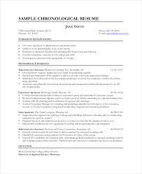 What Chronological Resume Template Is And How To Write