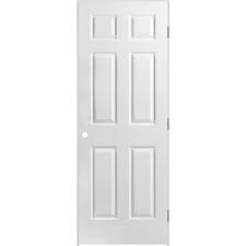 6 Panel Textured Prehung Interior Door