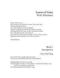 walt whitman leaves of gr pdf
