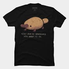 Inspirational Platypus T Shirt By Louisroskosch Design By Humans