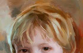 to paint hair in oil portrait painting