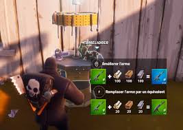 You'll need to visit an npc if you want. Fortnite Tntina S Trial How To Use Upgrade Bench To Sidegrade A Weapon Millenium