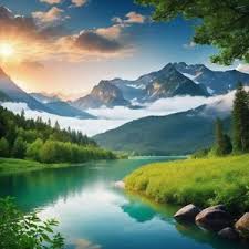 beautiful nature scenery background