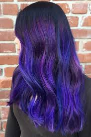 Purple and blue really go well together. 55 Tasteful Blue Black Hair Color Ideas To Try In Any Season