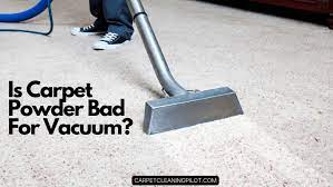 is carpet powder bad for vacuum