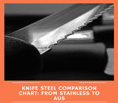 Knife Steel Comparison Chart From Stainless To Aus