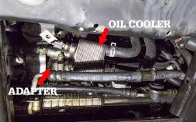 fix lr3 oil cooler adapter oil leak