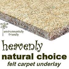 natural choice felt carpet underlay