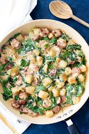 cauliflower gnocchi sausage skillet