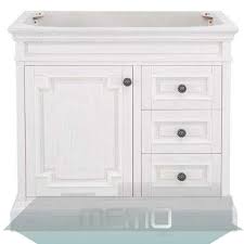 At builders surplus, we stock the widest selection of bathroom vanities in an array unique styles, finishes, colors, and wood choices at the most competitive cash and carry prices across sunny southern california. Jan 13 2020 36 Inch Vanities Freestanding White Cottage Farmhouse Bathroom Vanities Without Tops Bathroom Vanities The Home Depot Farmhousebath