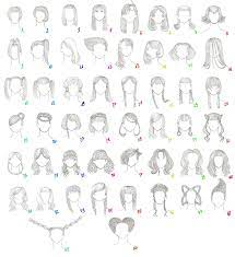 The anime girl hairstyles are inspired from japanese television and movie animation themes. 50 Female Anime Hairstyles By Anaiskalinin On Deviantart