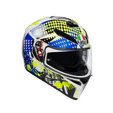 Details About Agv K3 Sv Pop Motorcycle Helmet Blue Lime