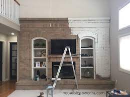 Stunning Fireplace Makeover With Paint