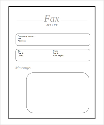 Free Printable Fax Cover Sheet Pdf Generic Fax Cover Sheet