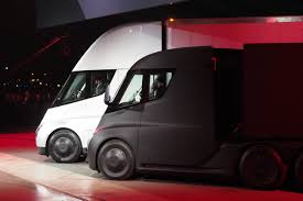 I sit inside and take a detailed look inside and outside the all new tesla semi truck at it's we ran into the tesla semi today my referral code: This Is Tesla S Big New All Electric Truck The Tesla Semi Techcrunch