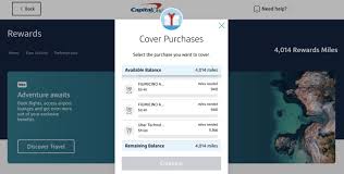 travel purchases with capital one miles