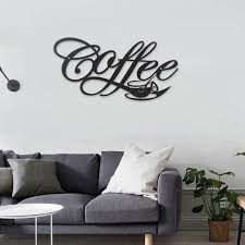 Coffee Cup Mug Wall Art Metal Decor