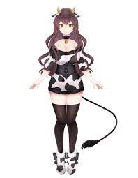 Hi, I'm seoully, a cow vtuber!! I debuted on June 1st at twitch.tv/seoullyy  but have plans to also stream on YouTube ^_^ it's nice to meet everyone  here~ 🐮🤍🖤 : r/VirtualYoutubers