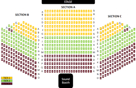 Seating Chart Manatee Performing Arts Center