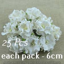 Gardenia Flowers White 6cm Auzz