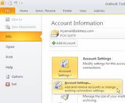 change your smtp server in outlook
