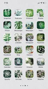 Iphone Ios 14 App Icons Plants