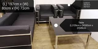 office sofa with table furniture