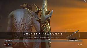 Check spelling or type a new query. Just Wanted To Make A Replay Of All The Quests But The Chimera Prologue Is Not Replayable Yet Even A Year After Its Release Ok Warframe