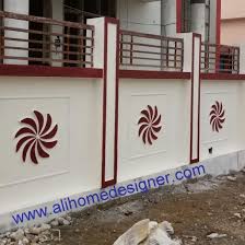 cemented boundary wall designer in